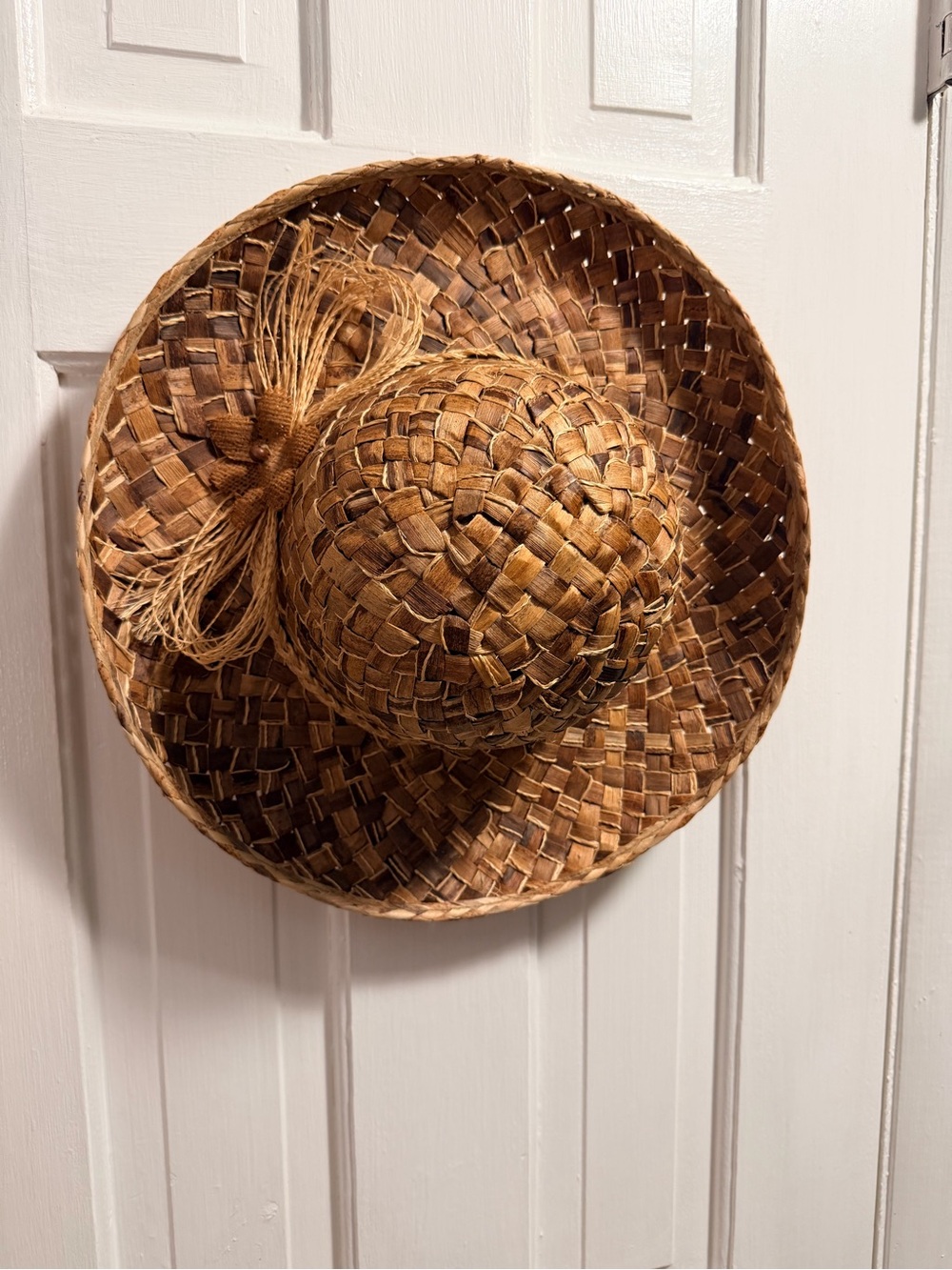 Liz Claiborne Straw Sun Hat with Decorative Bow